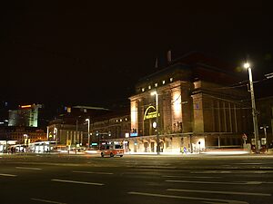 Leipzig HBF - Teil der modernen Nachtwächter-Führung